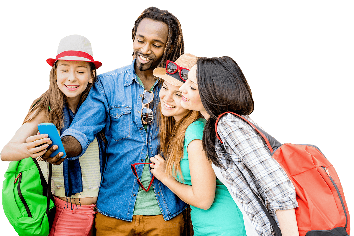 group of happy multiracial friends taking selfie w 2024 07 03 02 44 11 utc